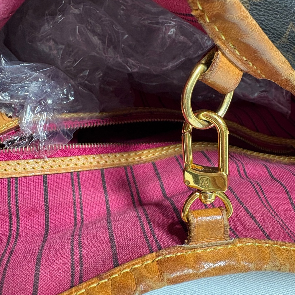 Authentic LOUIS VUITTON delightful p.m. shoulder bag with certificate - Picture 4 of 13